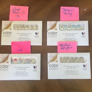 Color Street winter Bundle- ALL RETIREd